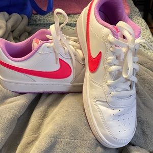 Nike pink and purple sneakers